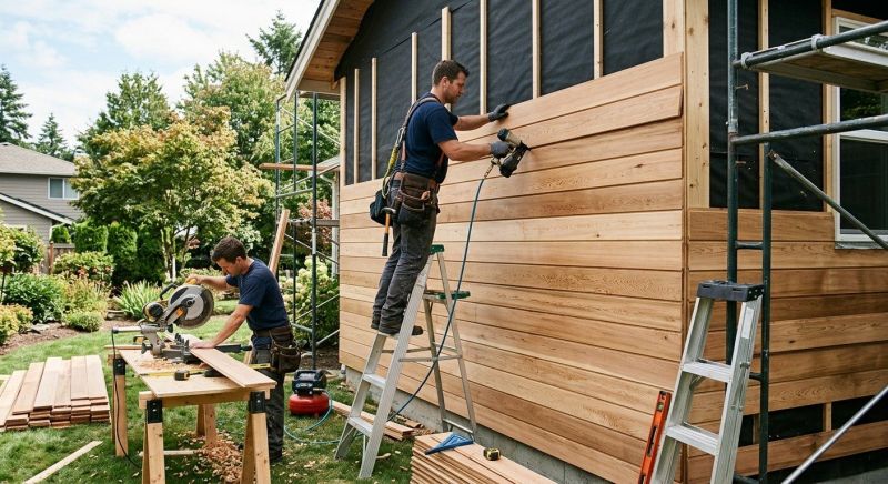 Barn Siding Installation in Bridgton, ME