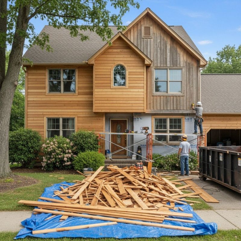 Barn Siding Replacement in Conway, NH