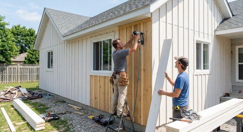 Batten Siding Installation in Conway, NH