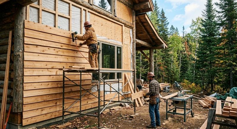 Cabin Siding Installation in North Conway, NH