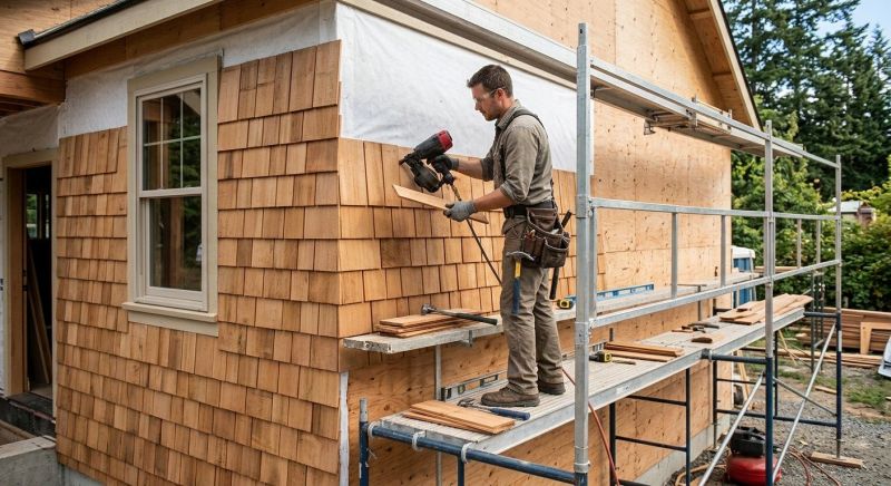 Cedar Siding Installation in Bartlett, NH