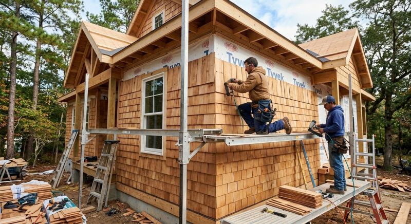 Cedar Siding Installation in Fryeburg, ME