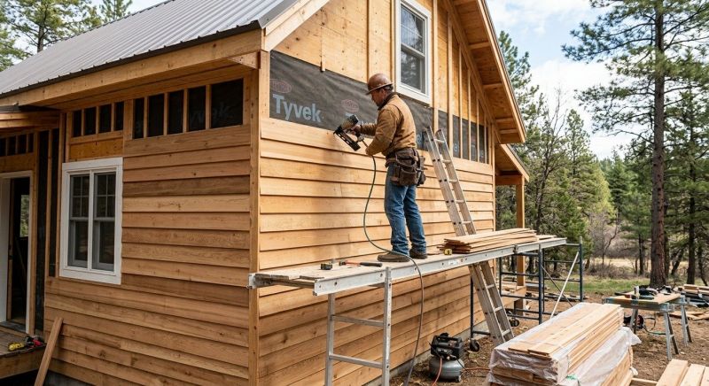 Cedar Siding Installation in Harrison, ME