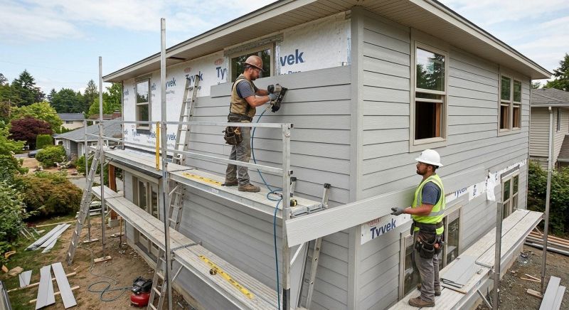 Cement Siding Installation in Cornish, ME