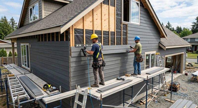 Cement Siding Installation in Fryeburg, ME