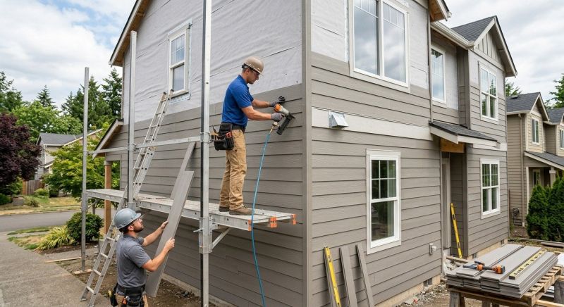 Cement Siding Installation in Fryeburg, ME