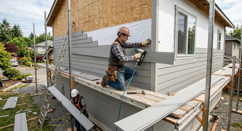 Cement Siding Installation in Ossipee, NH