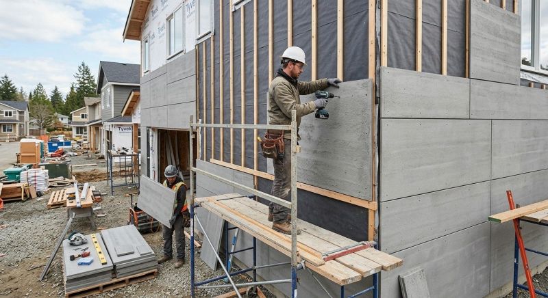 Cement Siding Installation in Parsonsfield, ME