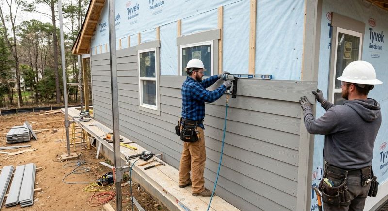 Cement Siding Installation in Tamworth, NH