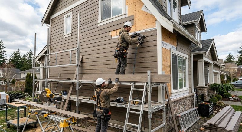 Composite Siding Installation in Center Ossipee, NH