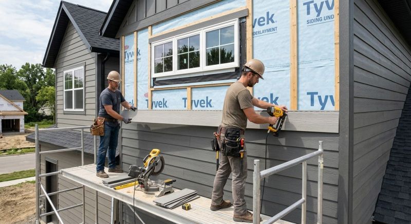 Composite Siding Installation in Fryeburg, ME