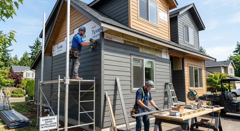 Composite Siding Installation in Parsonsfield, ME