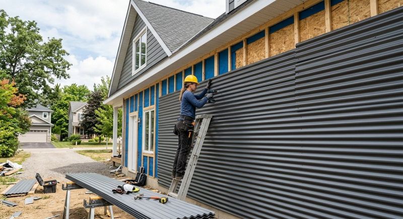 Corrugated Siding Installation in North Conway, NH