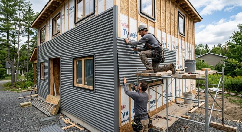 Corrugated Siding Installation in North Conway, NH