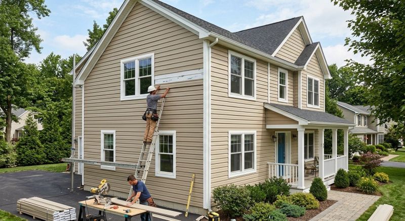 Dutch Lap Siding Installation in North Conway, NH