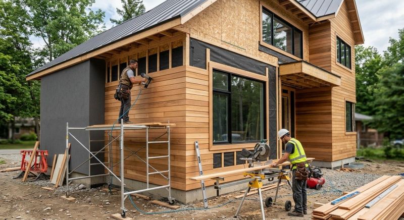 Faux Wood Siding Installation in Jackson, NH
