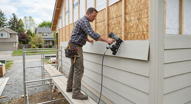 Fiberboard Siding Installation in North Conway, NH