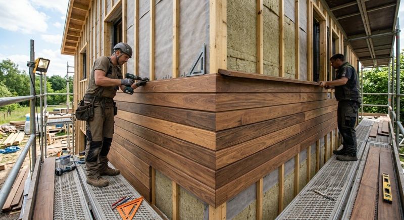 Hardwood Siding Installation in Cornish, ME