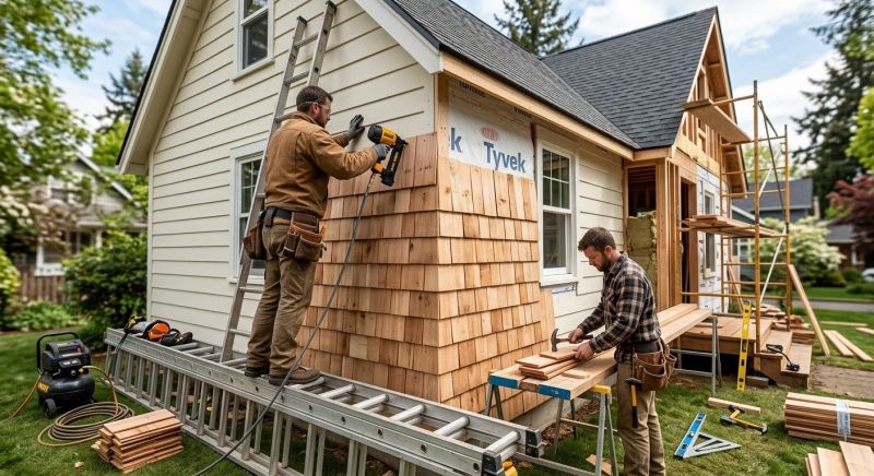 Hardwood Siding Installation in Denmark, ME