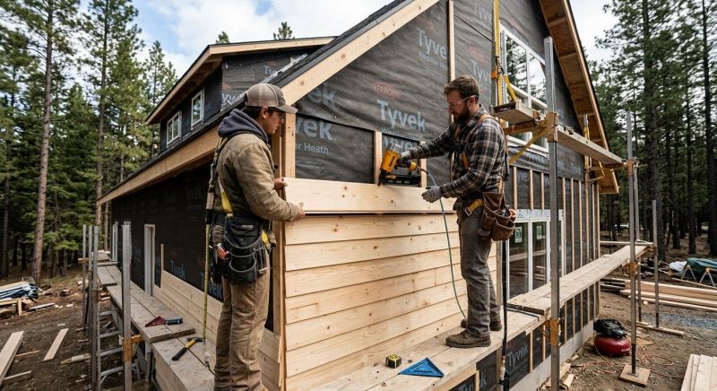Hardwood Siding Installation in Lovell, ME