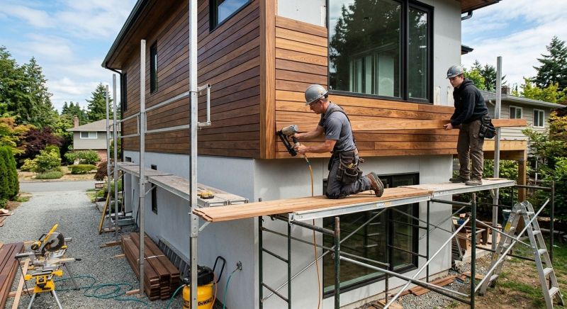 Hardwood Siding Installation in Tamworth, NH