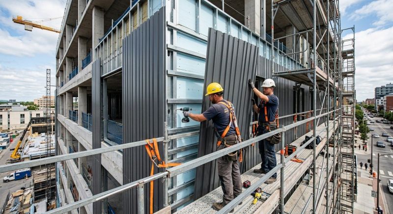 Metal Cladding Installation in North Conway, NH