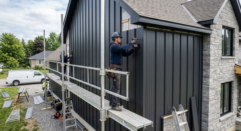 Metal Siding Installation in Cornish, ME