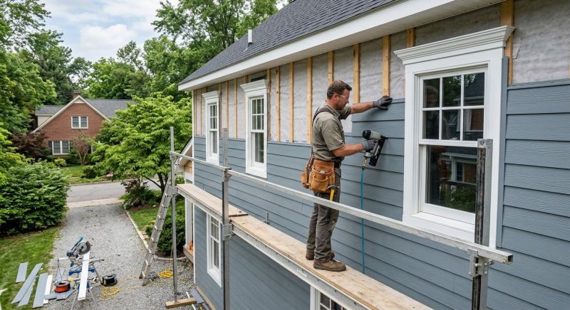 Polymer Siding Installation in North Conway, NH