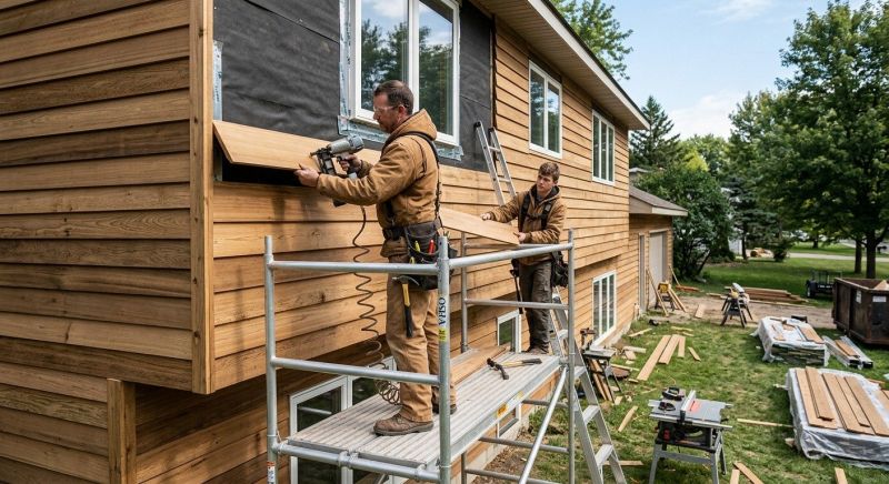 Rustic Siding Installation in North Conway, NH