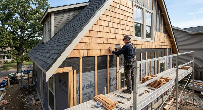 Shake Siding Installation in Cornish, ME