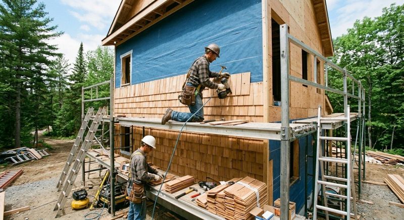 Shake Siding Installation in Eaton Center, NH