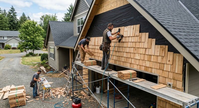 Shake Siding Installation in North Conway, NH