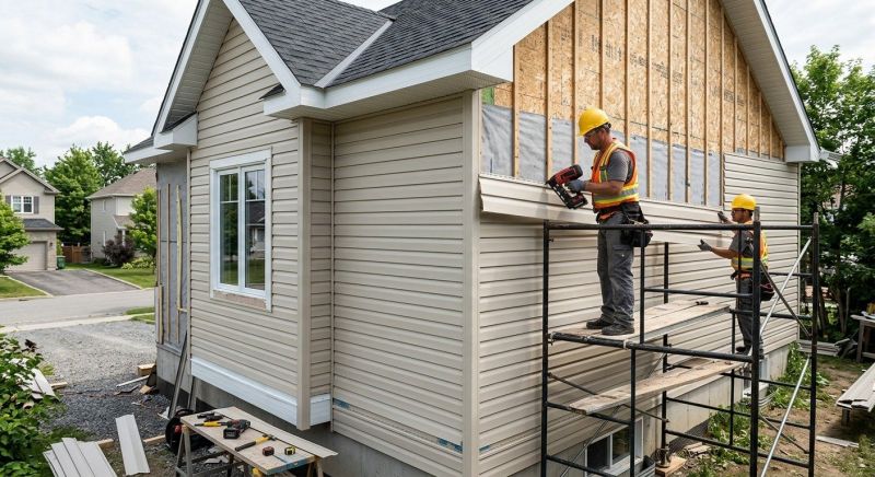 Synthetic Siding Installation in North Conway, NH