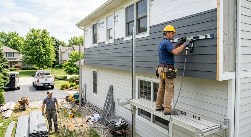 Synthetic Siding Installation in North Conway, NH