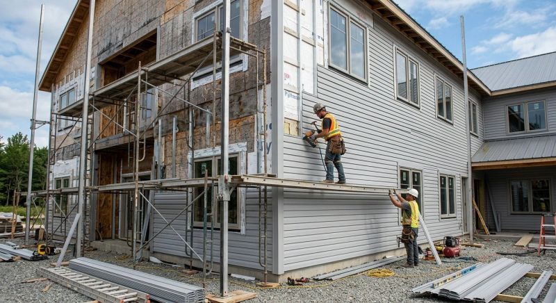 Vinyl Cladding Installation in North Conway, NH