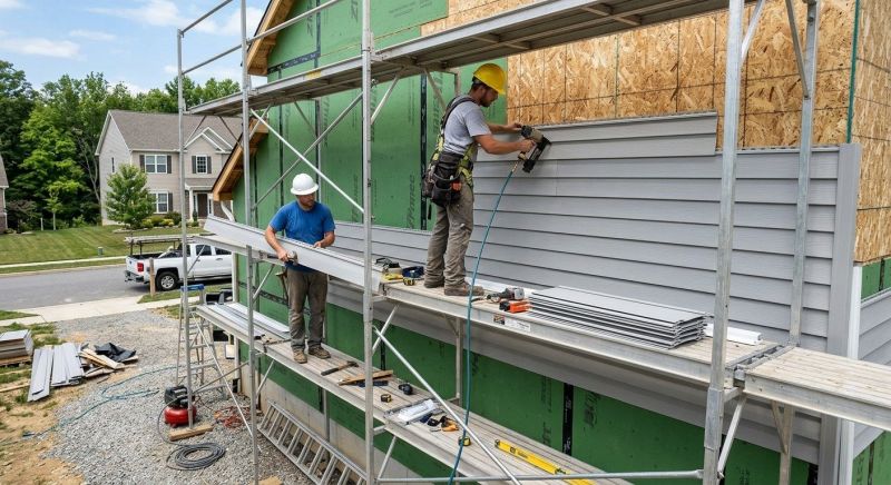 Vinyl Siding Installation in Cornish, ME