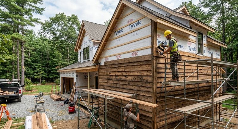 Wood Barn Siding Installation in North Conway, NH