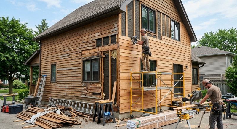 Wood Cladding Replacement in North Conway, NH