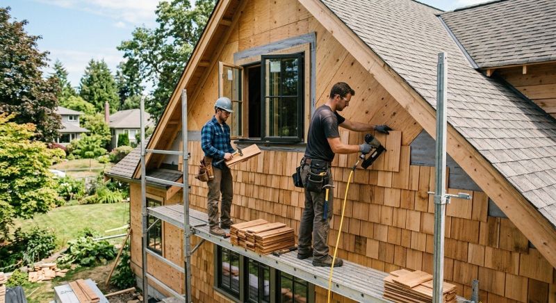 Wood Siding Installation in Cornish, ME