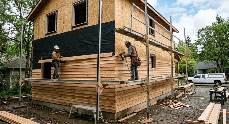 Wood Siding Installation in Fryeburg, ME