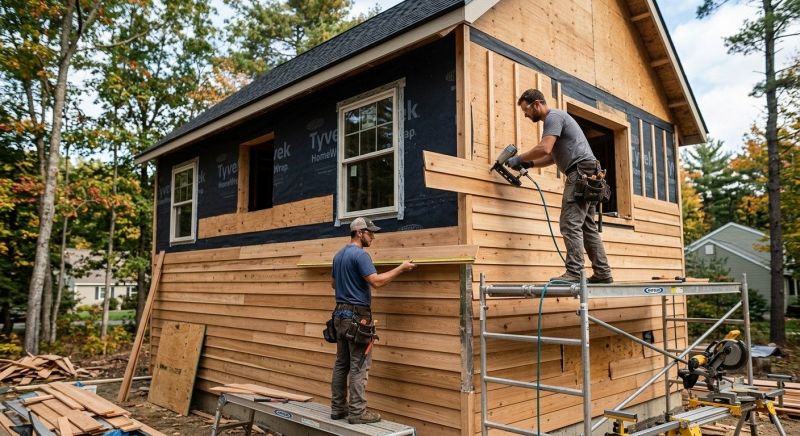 Wood Siding Installation in Harrison, ME
