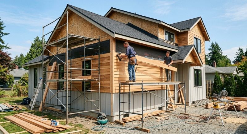 Wood Siding Installation in Harrison, ME