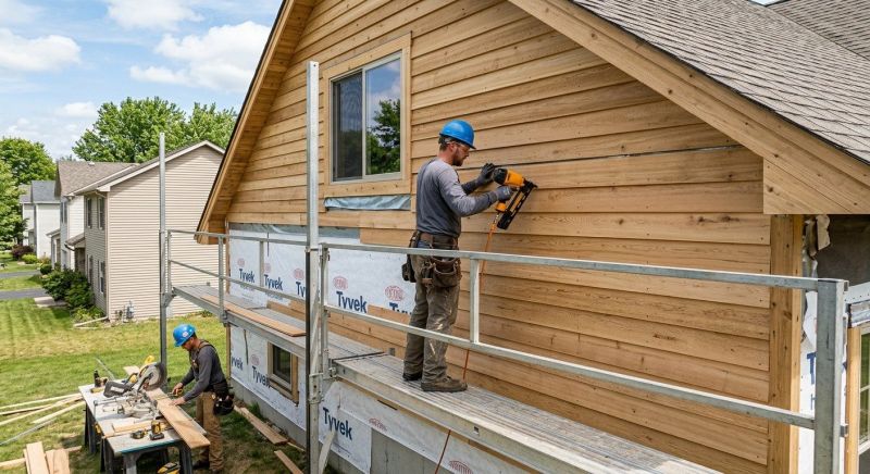 Wood Siding Installation in North Conway, NH