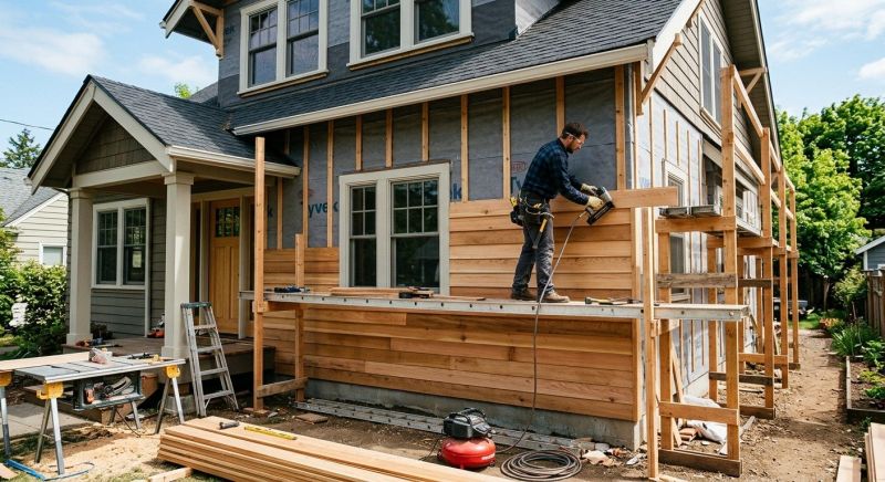 Wood Siding Installation in Lovell, ME